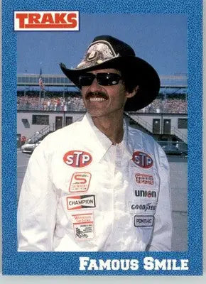 Famous Smile - 1991 Traks Richard Petty - #27 - Racing - Racing Card Single