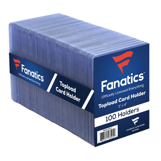Fanatics 35pt Standard Top Loaders - 100 Count - Trading Card Supplies - Toploaders