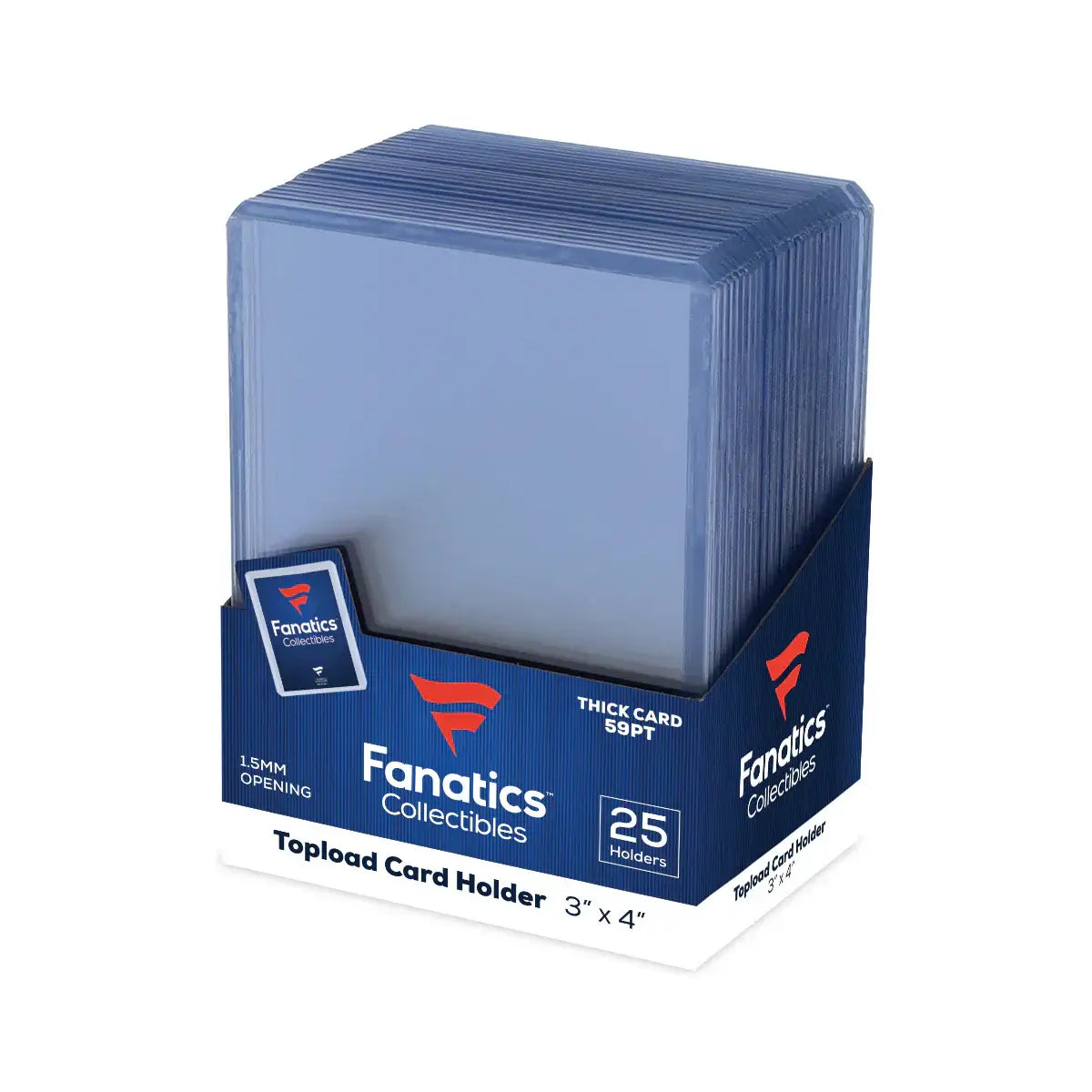 Fanatics Collectibles 59pt Standard Top Loader - 25 Count - Card Supplies
