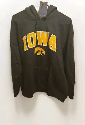 Fanatics Large Iowa Sweatshirt Hoodie Black NWT - Apparel