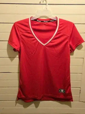 Fanatics NBA Jersey Womens M Red V Neck Short Sleeve Athletic Top Performance - Apparel