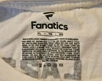 Fanatics Shirt XL LA28 Olympics Graphic White Crewneck Short Sleeve Tee - Apparel