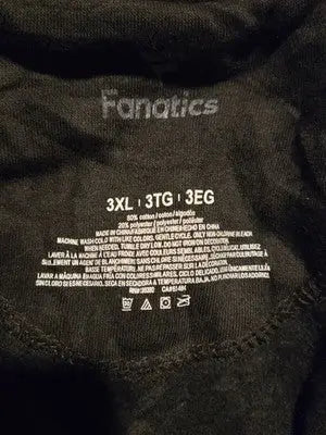 Fanatics Sweatshirt Mens 3XL Iowa Football Sleeveless Hooded Black Yellow - Apparel