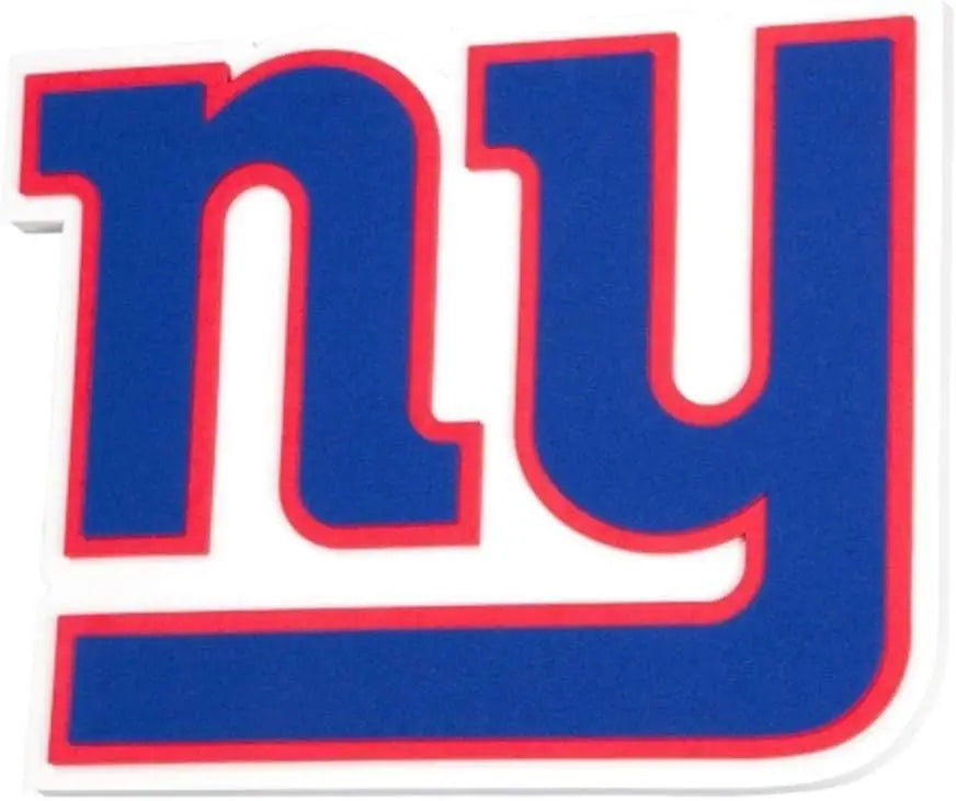 Logo of New York Giants NFL team in blue and red for FanFoam 3D Foam Wall Sign