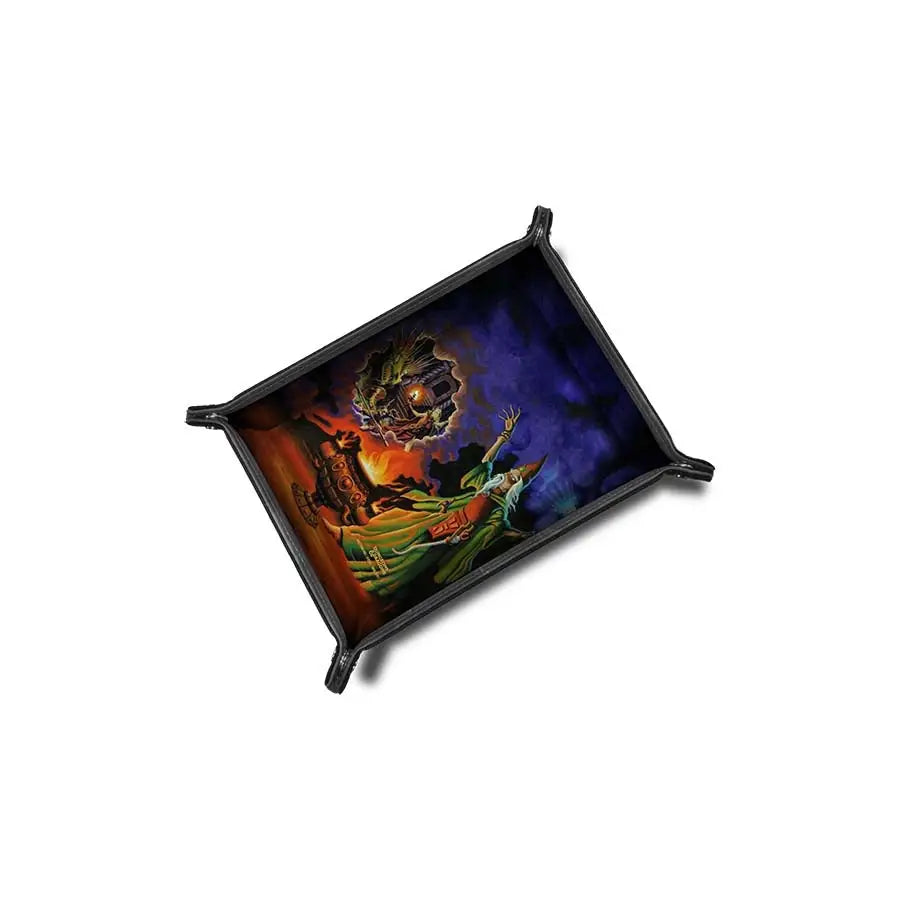Fanroll Dungeons & Dragons dice tray with fantasy art by Erol Otus