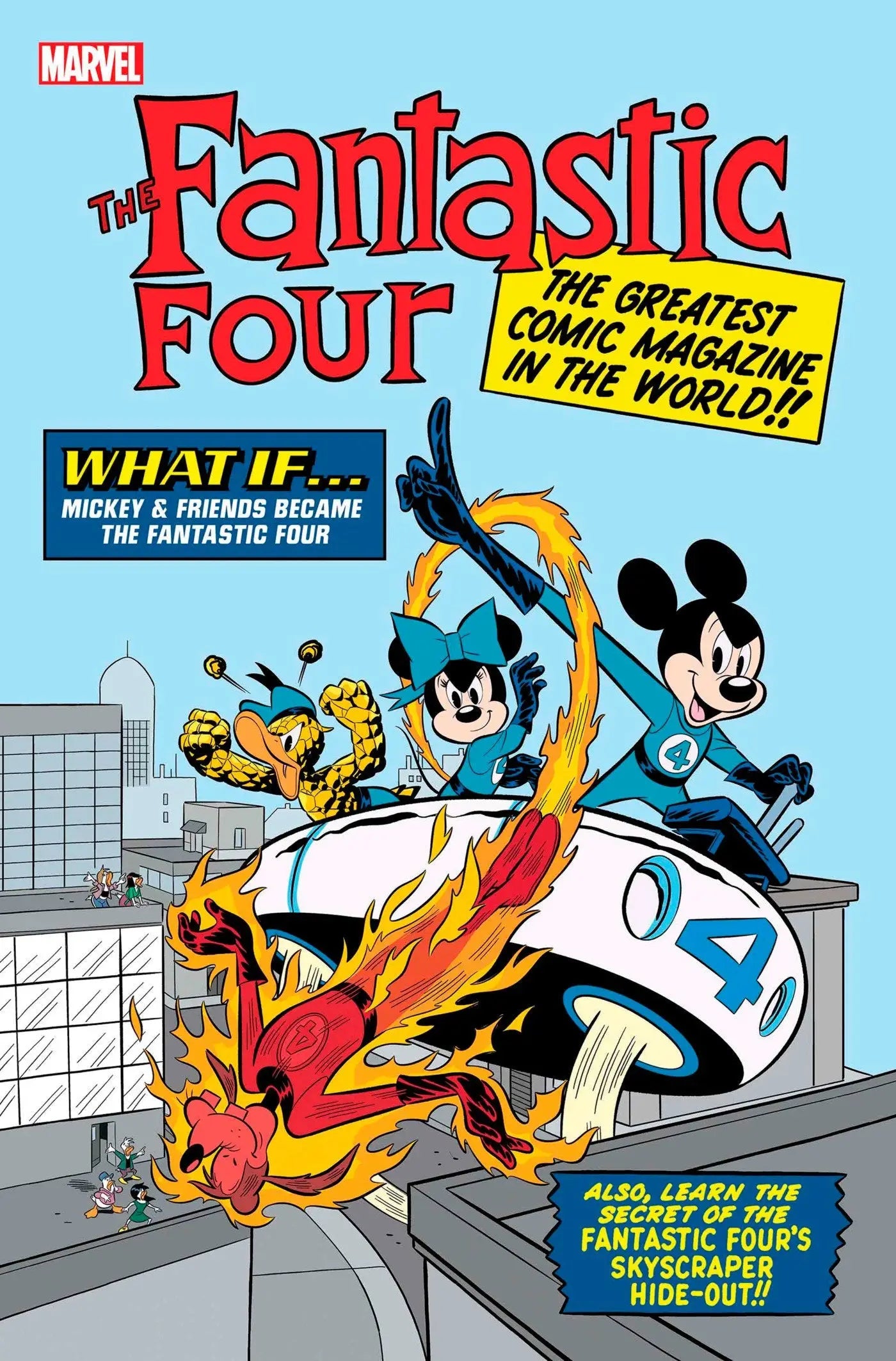 Fantastic Four #28 Francesco D’Ippolito Disney What If? Fantastic Four Homage Va Riant - Comic Book