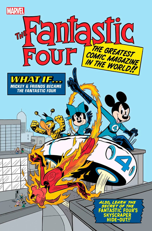 Fantastic Four #28 Francesco D’Ippolito Disney What If? Fantastic Four Homage Va Riant - Comic Book