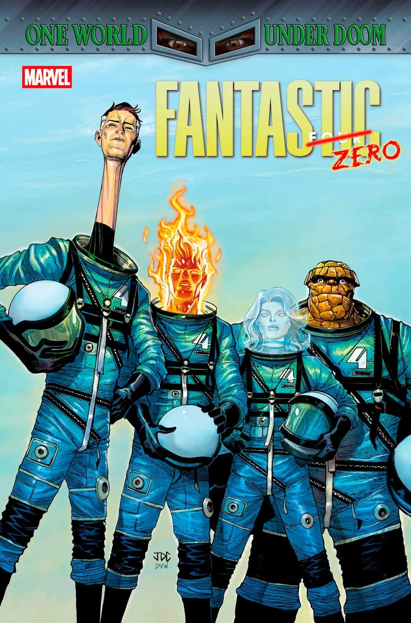 Fantastic Four comic book cover featuring Doom from the Doom comic series