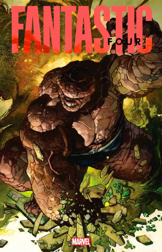Rocky monstrous creature from Marvel’s Fantastic Four #9 Simone Bianchi Variant trading cards
