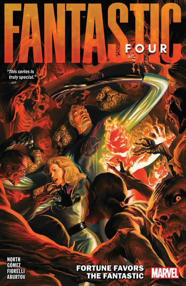 Fantastic Four comic book cover from Ryan North Volume Fortune Favors The Fantastic
