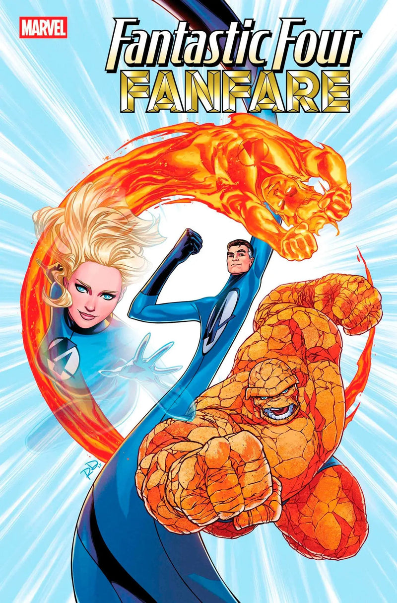 Fantastic Four Fanfare comic book cover featuring the Russell Dauterman variant artwork