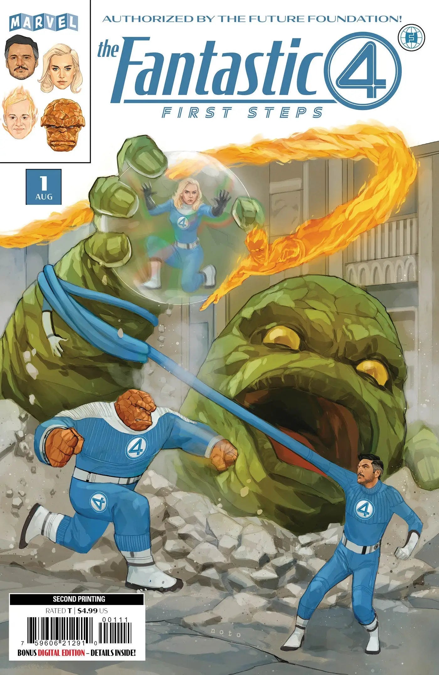 Fantastic Four: First Steps #1 Phil Noto 2nd Print Variant - Comic Book