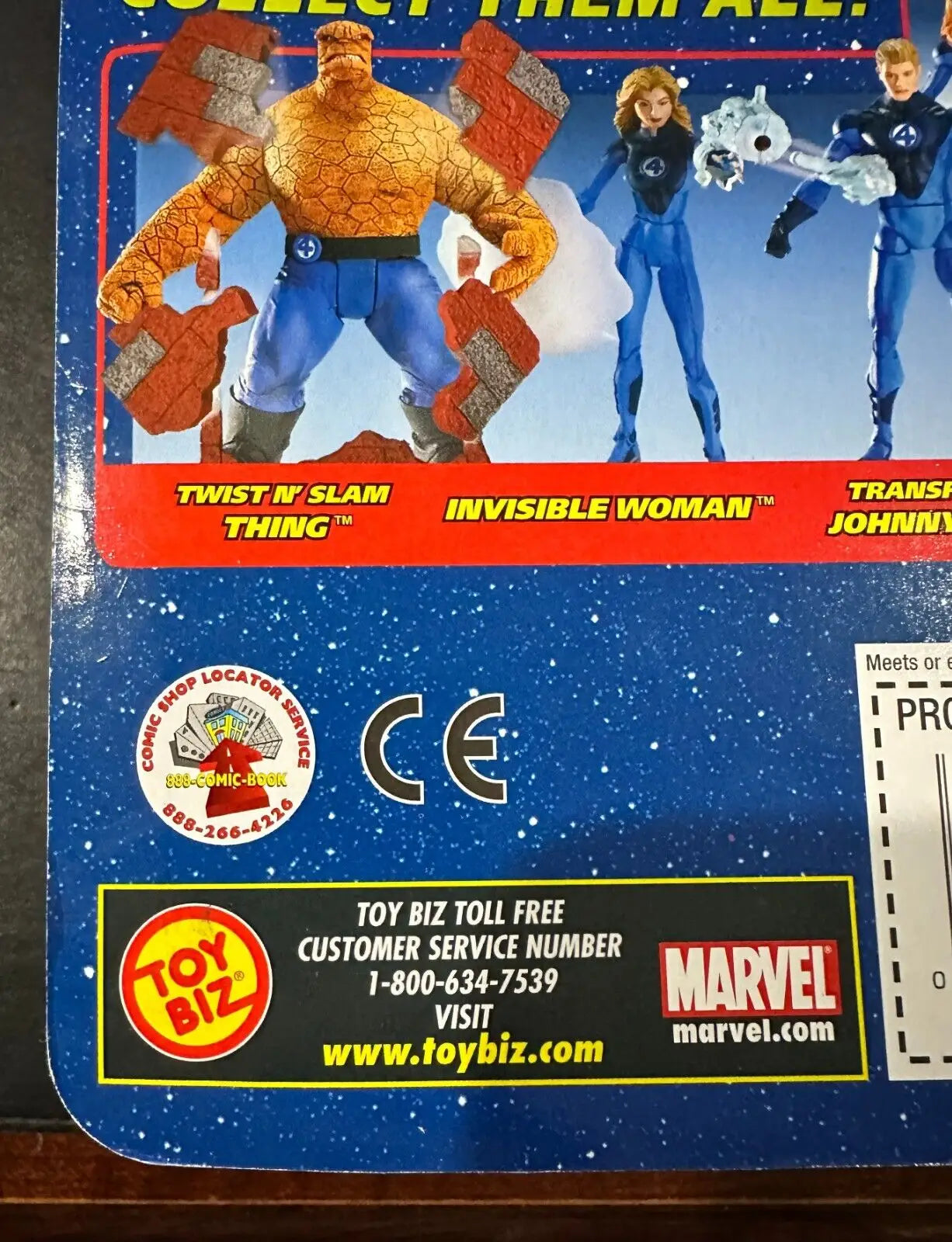 Toy packaging for Fantastic Four Series 2 Dragon Man by ToyBiz Marvel Legends 2006