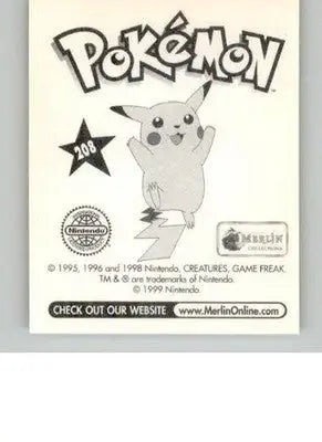 Farfetch’d - 1999 Merlin Pokemon Stickers - #208 - Non_sport - Non-Sports Card Single