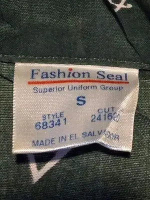 Fashion Seal Shirt Mens S Hawaiian Aloha Short Sleeve Palm Surf Pizza Green - Apparel