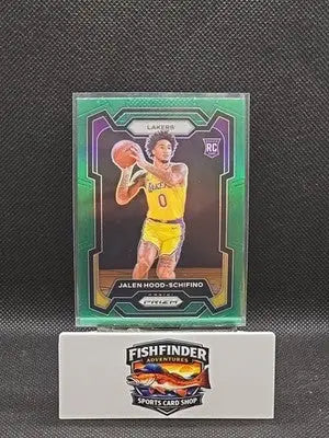 2023-24 Panini Prizm - Jalen Hood-Schifino #145 Green Prizm (RC) - Basketball Card Single