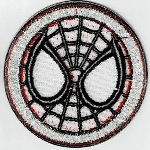 Spider-Man mask patch from FCBD Free Comic Book Day 2022, perfect for comic book fans