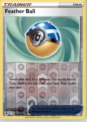 Feather Ball - SWSH10: Astral Radiance - Reverse Holo LP - #141/189 - Pokémon Card Single