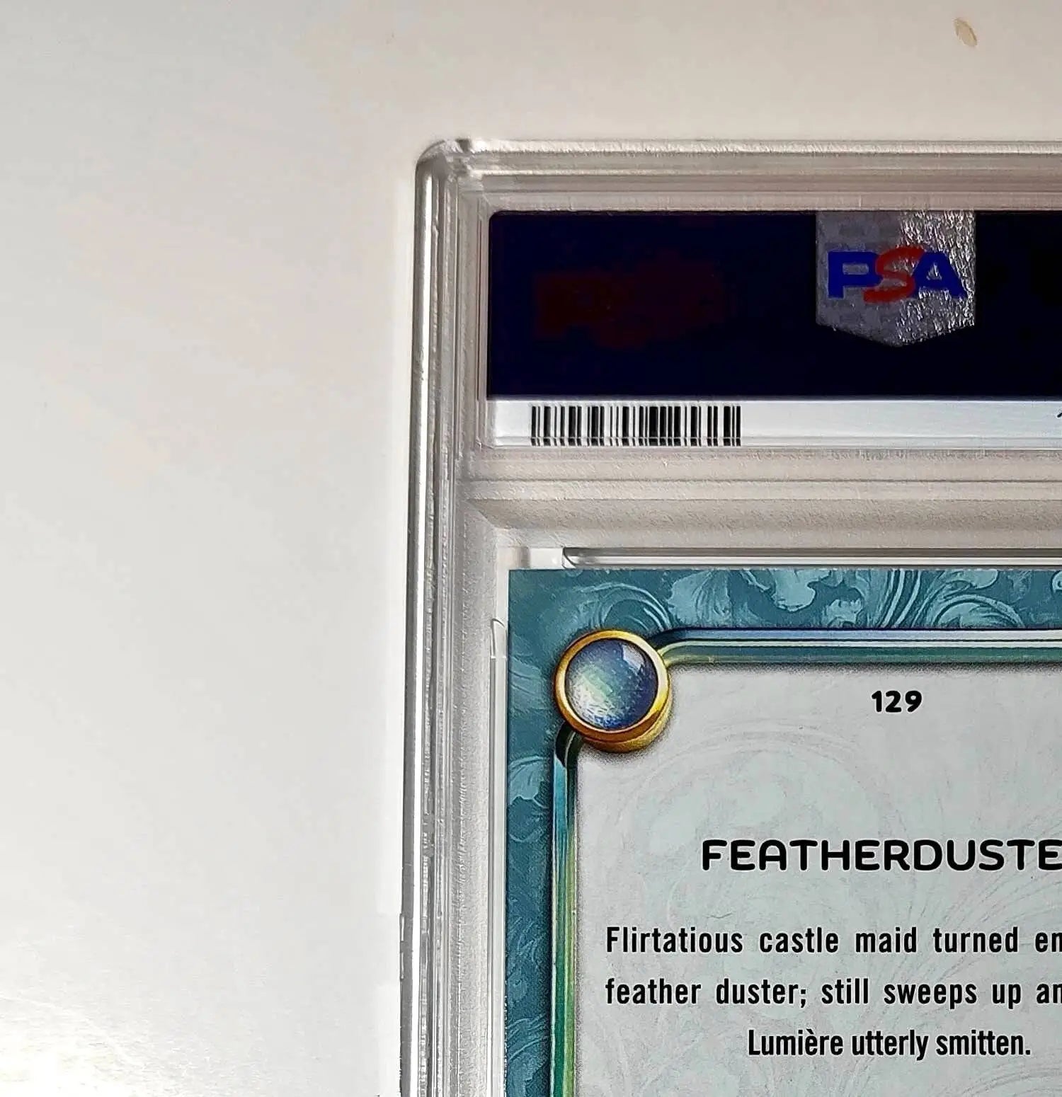 Featherduster 2025 Topps Disney #129 Diamond Card Beauty and the Beast PSA 6 - Non-Sports Card Single
