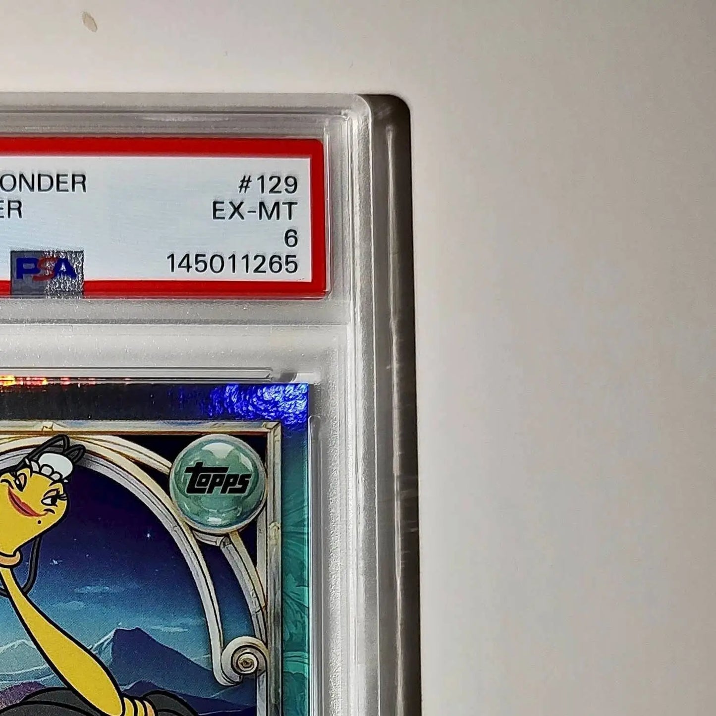 Featherduster 2025 Topps Disney #129 Diamond Card Beauty and the Beast PSA 6 - Non-Sports Card Single