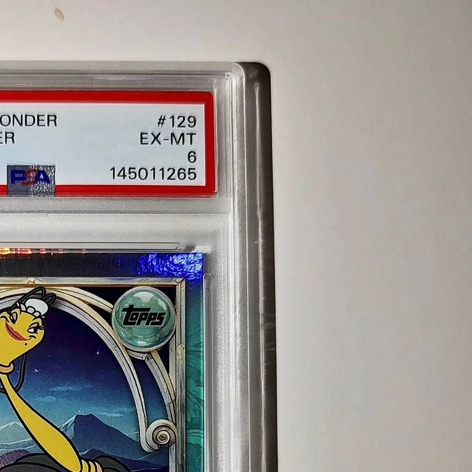 Featherduster 2025 Topps Disney #129 Diamond Card Beauty and the Beast PSA 6 - Non-Sports Card Single