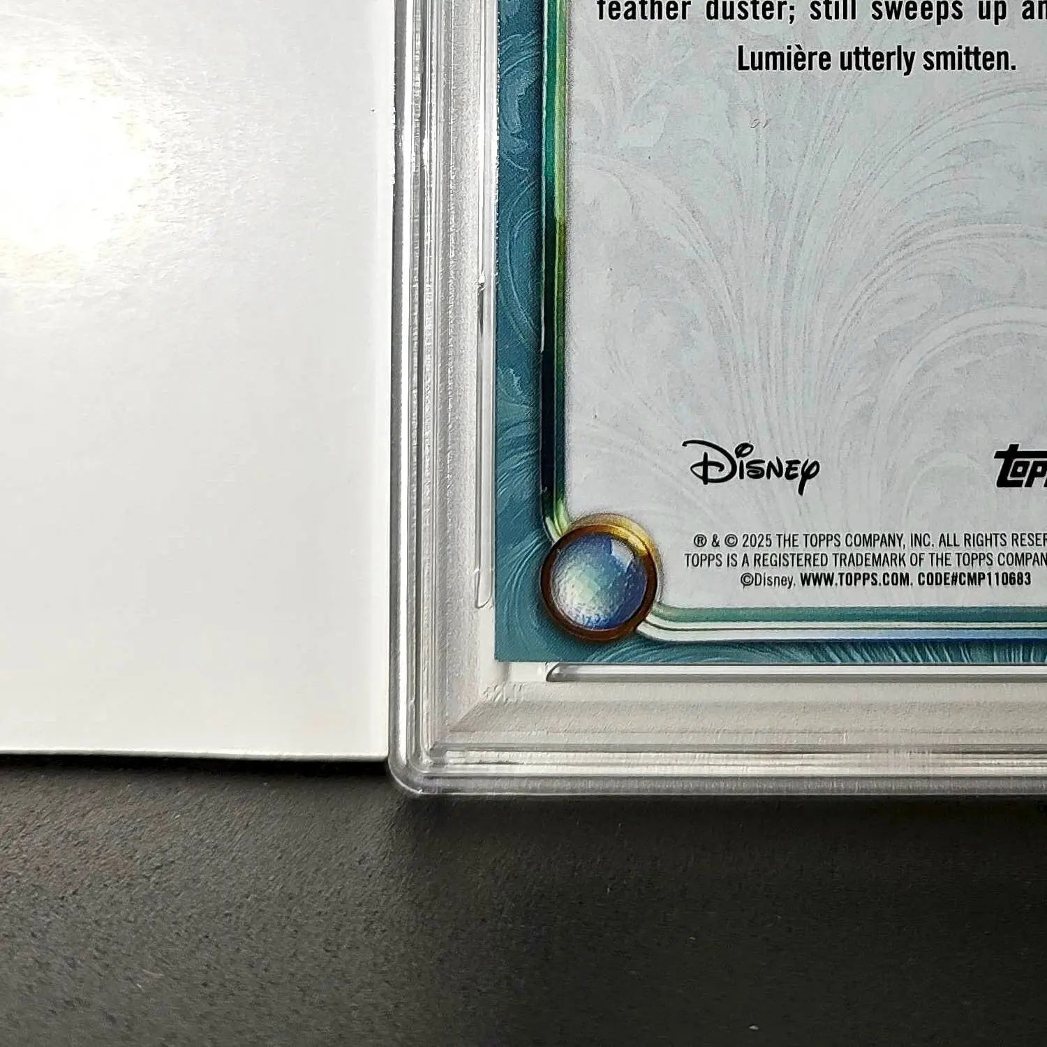 Featherduster 2025 Topps Disney #129 Diamond Card Beauty and the Beast PSA 6 - Non-Sports Card Single