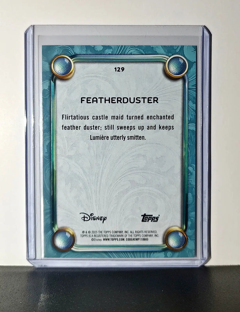 Featherduster 2025 Topps Disney Wonder #129 Diamond Card Beauty and the Beast