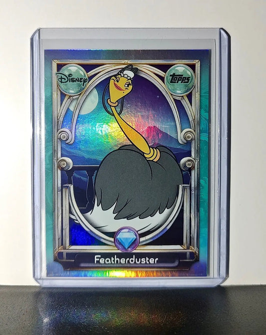 Featherduster 2025 Topps Disney Wonder #129 Diamond Card Beauty and the Beast - Non-Sports Card Single