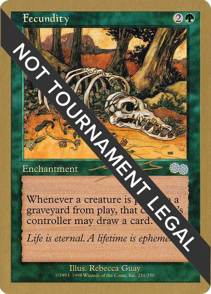 Fecundity - 2000 Nicolas Labarre World Championship Decks - HP Magic - Magic Card Single