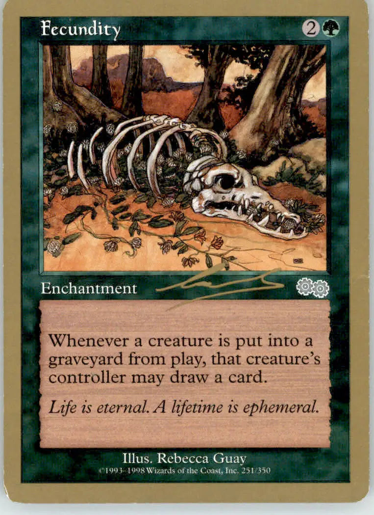 Fecundity - 2000 Nicolas Labarre World Championship Decks - HP Magic - Magic Card Single