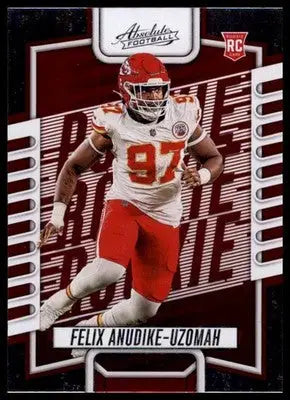 Felix Anudike-Uzomah Rookie 2023 Panini Absolute Retail #162 Kansas City Chiefs - Football Card Single