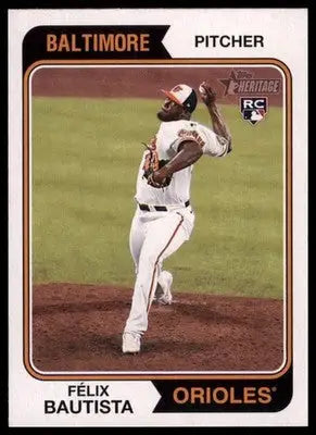 Félix Bautista 2023 Topps Heritage #40 Baltimore Orioles - Baseball Card Single
