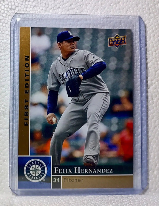 Felix Hernandez 2009 Upper Deck MLB #256 Baseball Card Seattle Mariners - Baseball Card Single