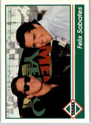 Felix Sabates - 1992 Traks - #40 - Racing - Racing Card Single