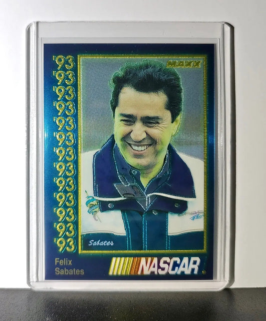 Felix Sabates 1993 Maxx Premier Plus Racing #92 NASCAR Card SABCO Racing - Racing Card Single
