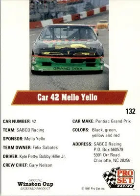 Felix Sabates/Gary Nelson - 1991 Pro Set - #132 - Racing - Racing Card Single