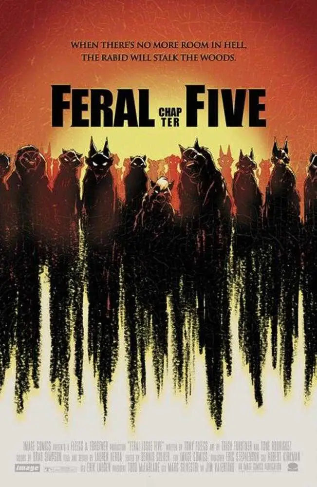 Feral #5 Cover B Tony Fleecs & Trish Forstner Movie Homage Variant - Back Issues