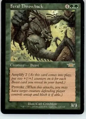 Feral Throwback - Legions - 126 - Normal HP - Pokémon Card Single