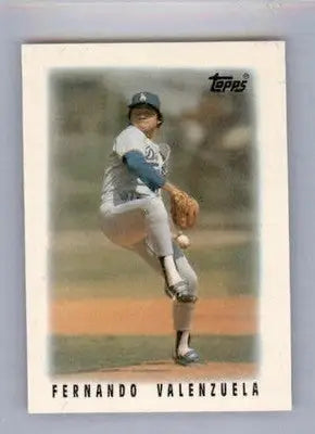 Fernando Valenzuela - 1986 Topps Major League Leaders Minis - #47 - Baseball - Baseball Card Single
