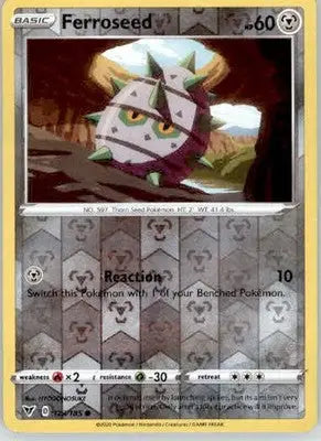 Ferroseed - SWSH04: Vivid Voltage - 123/185 - Reverse Holofoil LP - Pokémon Card Single