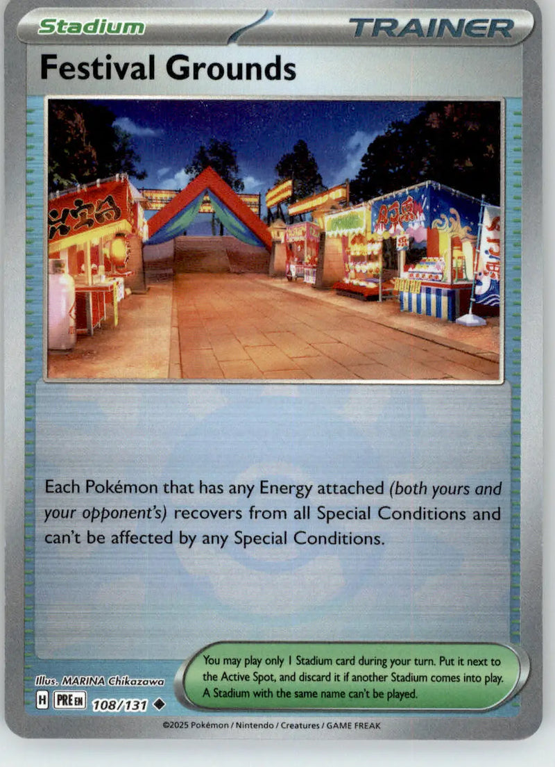 Festival Grounds - Poke Ball Pattern - Prismatic Evolutions - 108/131 - Holo NM