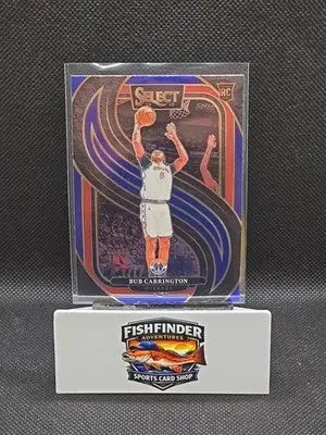 2024-25 Panini Select - Premier Level Bub Carrington #197 Blue (RC) - Basketball Card Single