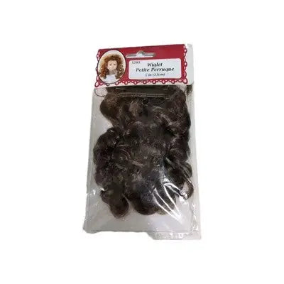 Fibre-Craft 5’’ Wiglet Petite Perruque 3293-03 Doll Wig Brown Brunette 1996 NIP - Action Figure & Toy