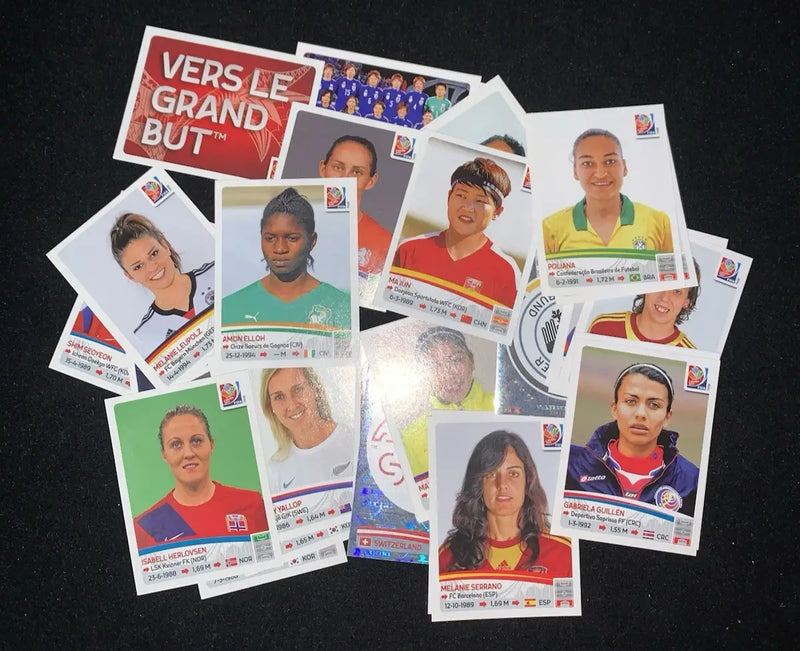 FIFA World Cup SOCCER 2015 Canada Women’s World Cup Sticker Pack (7 in each) - Soccer Card Box