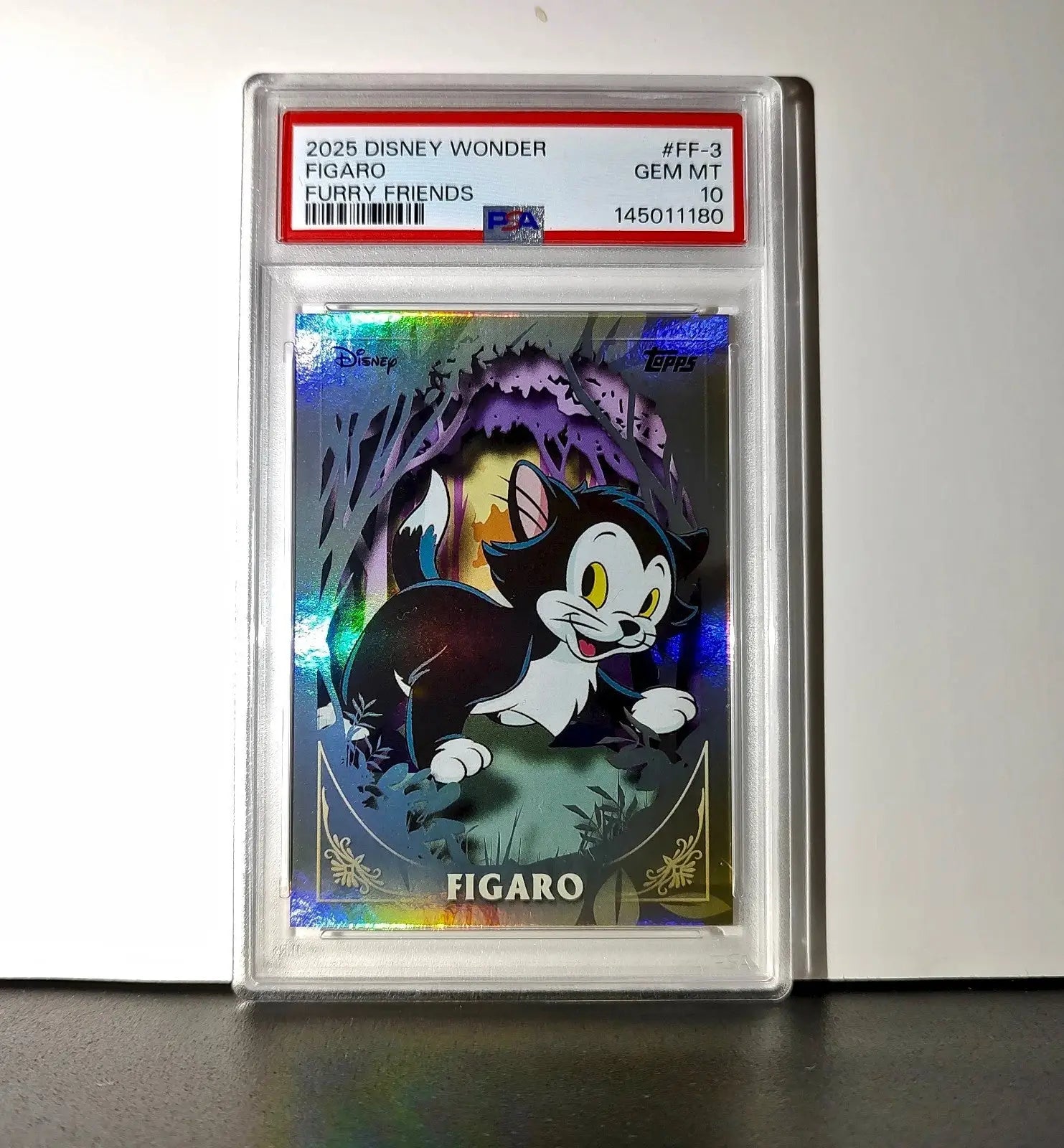 Figaro 2025 Topps Disney #FF-3 Furry Friends Card Pinocchio PSA 10 - Non-Sports Card Single