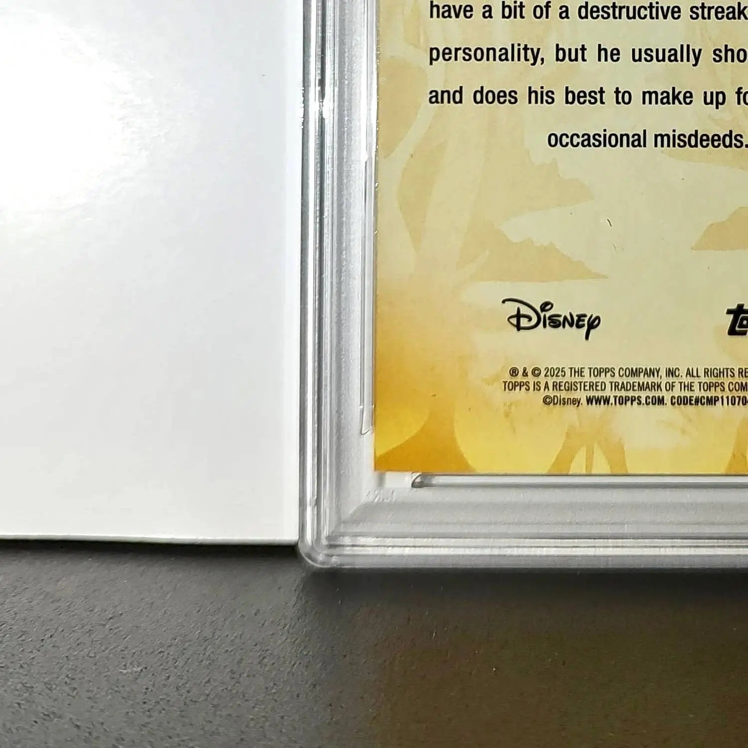 Figaro 2025 Topps Disney #FF-3 Furry Friends Card Pinocchio PSA 9 - Non-Sports Card Single