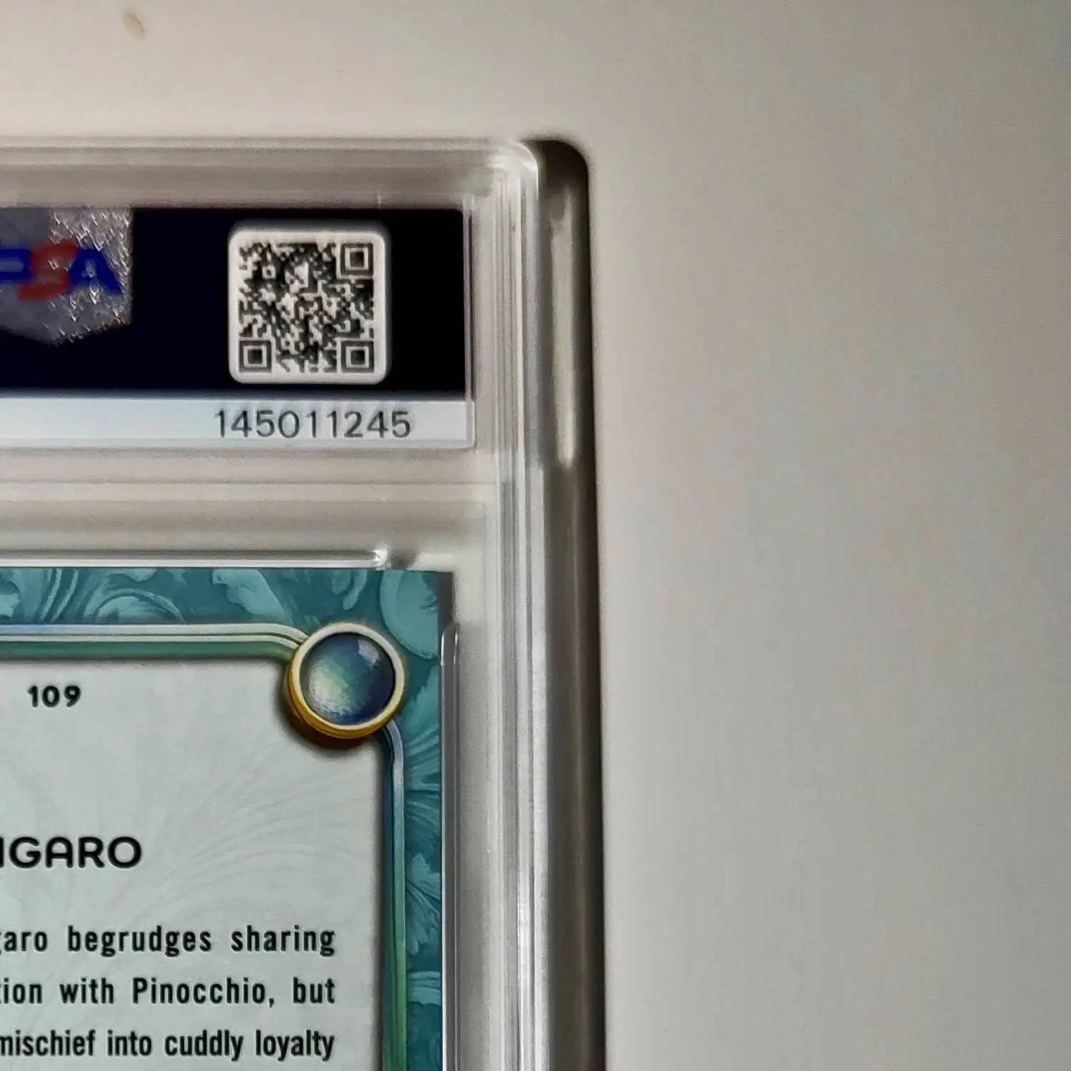 Figaro 2025 Topps Disney Wonder #109 Diamond Card Pinocchio PSA 8 - Non-Sports Card Single