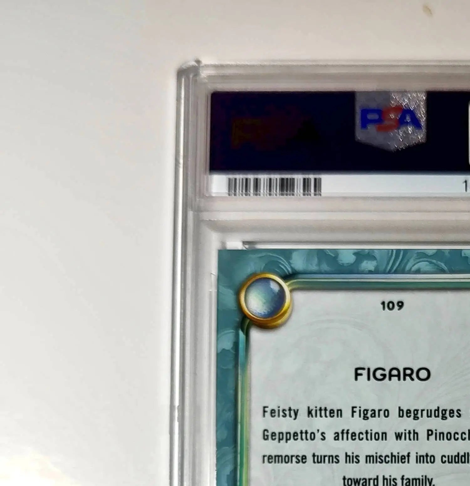 Figaro 2025 Topps Disney Wonder #109 Diamond Card Pinocchio PSA 8 - Non-Sports Card Single