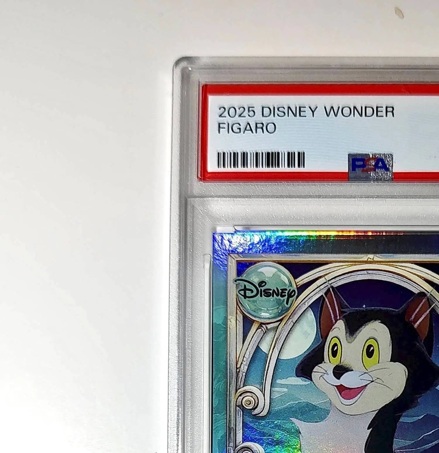Figaro 2025 Topps Disney Wonder #109 Diamond Card Pinocchio PSA 8 - Non-Sports Card Single