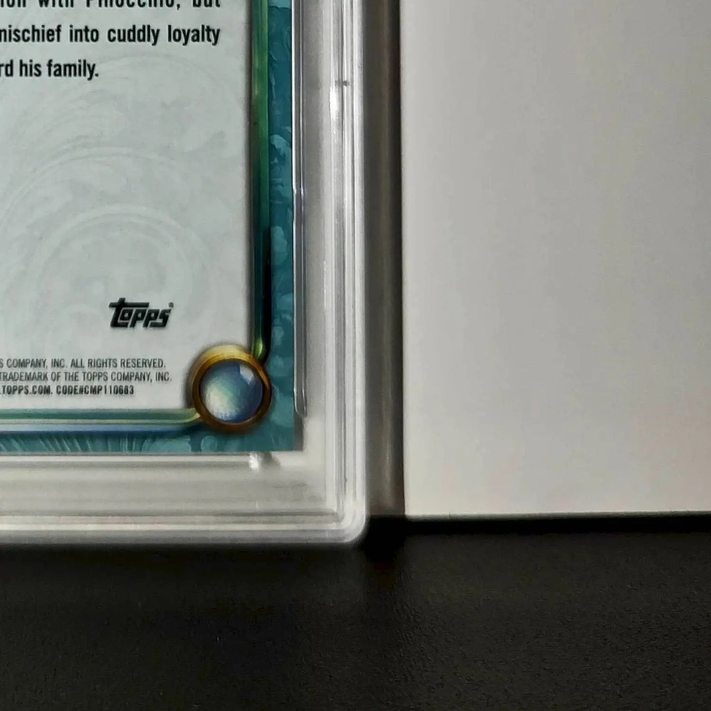 Figaro 2025 Topps Disney Wonder #109 Diamond Card Pinocchio PSA 8 - Non-Sports Card Single